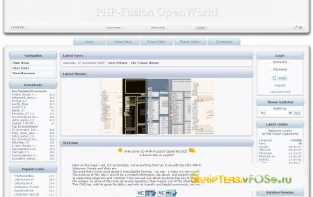 PHP-Fusion 7 TLC Theme