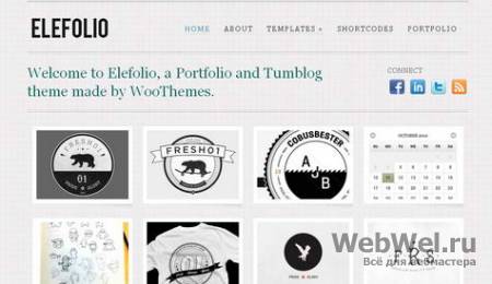 Elefolio - Премиум тема WordPress от WooThemes